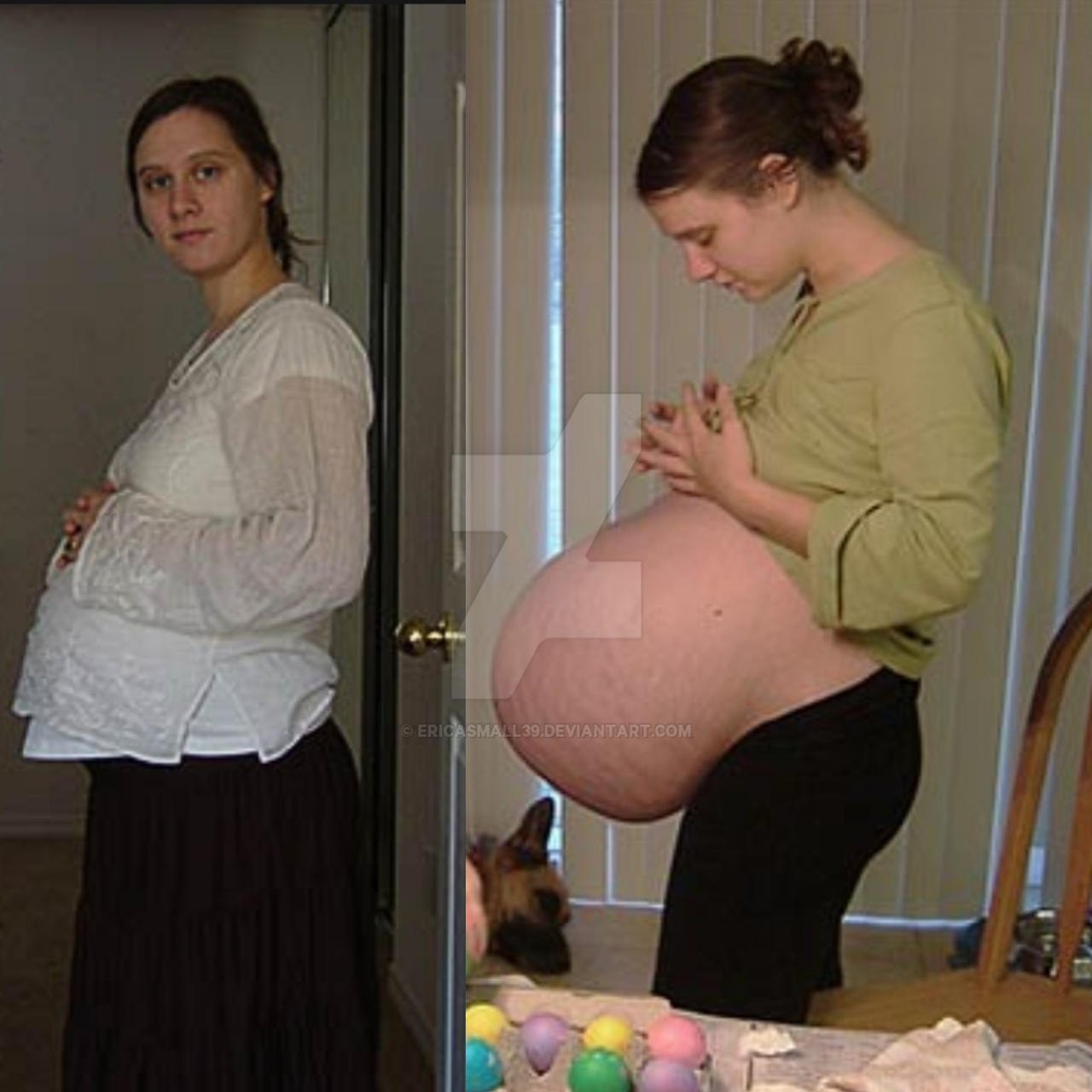 Triplets Deviantart Triplet belly growth by ericasmall39 on DeviantArt