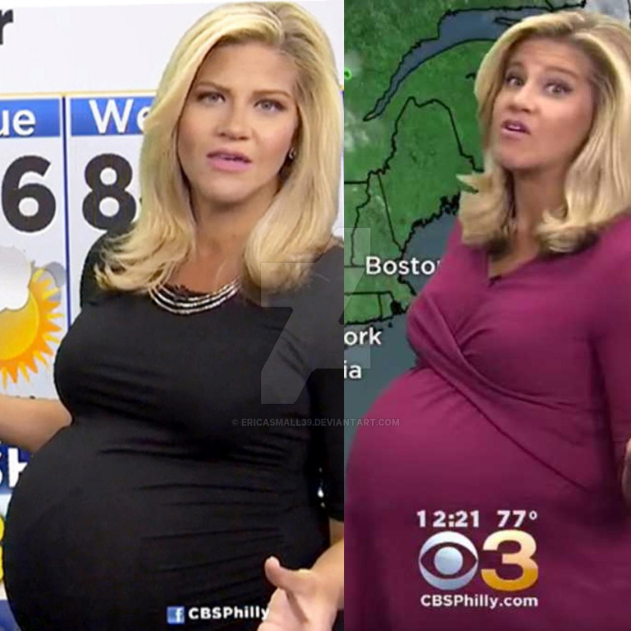 Pregnant weather girl twins by ericasmall39 on DeviantArt
