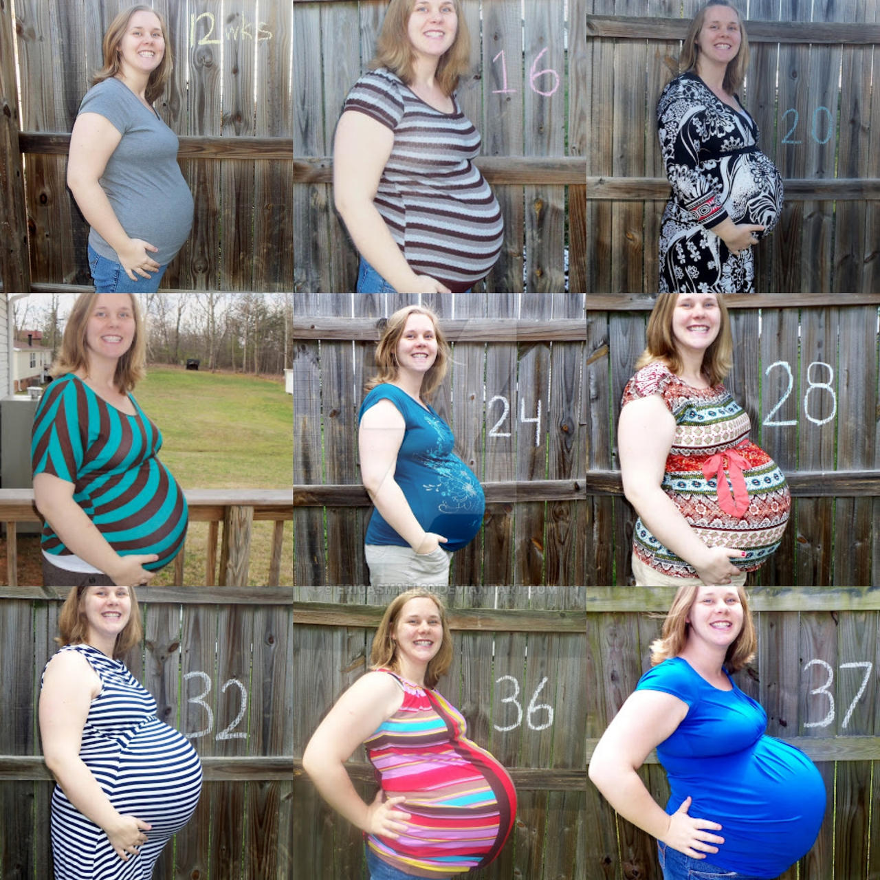 Triplets Bally Triplet belly progression by ericasmall39 on DeviantArt