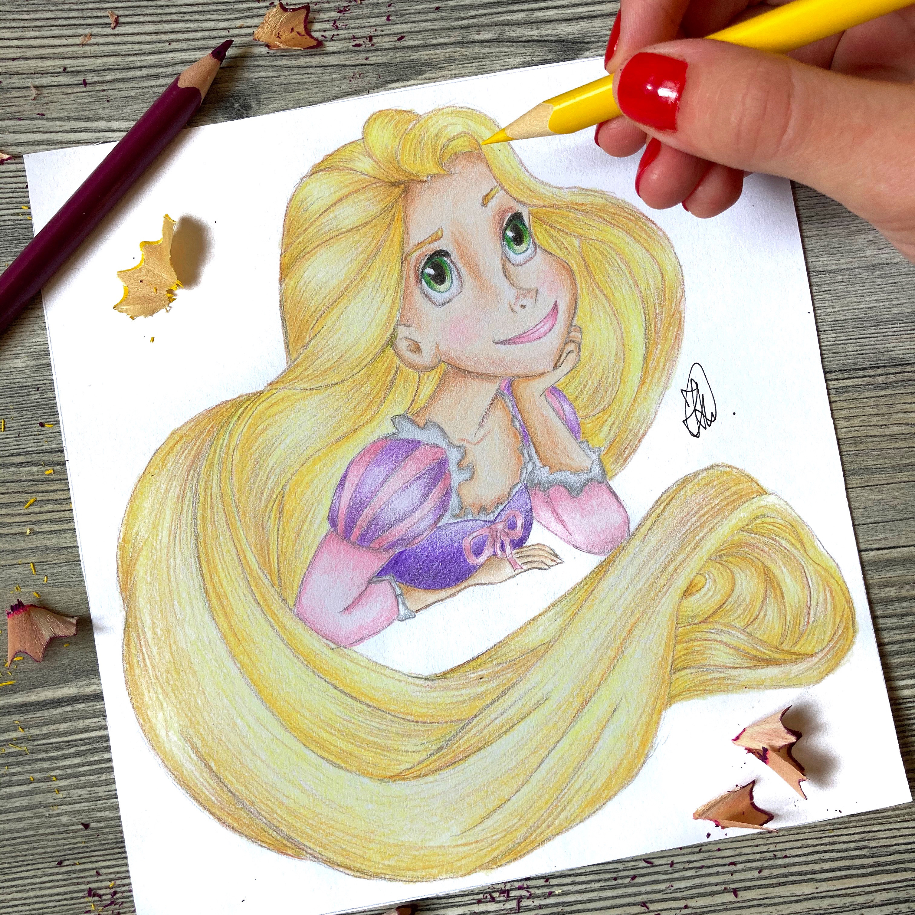 Disney Rapunzel Drawing Tangled By Jovanadart On Deviantart Disney Rapunzel Drawing Tangled By Jovanadart On Deviantart