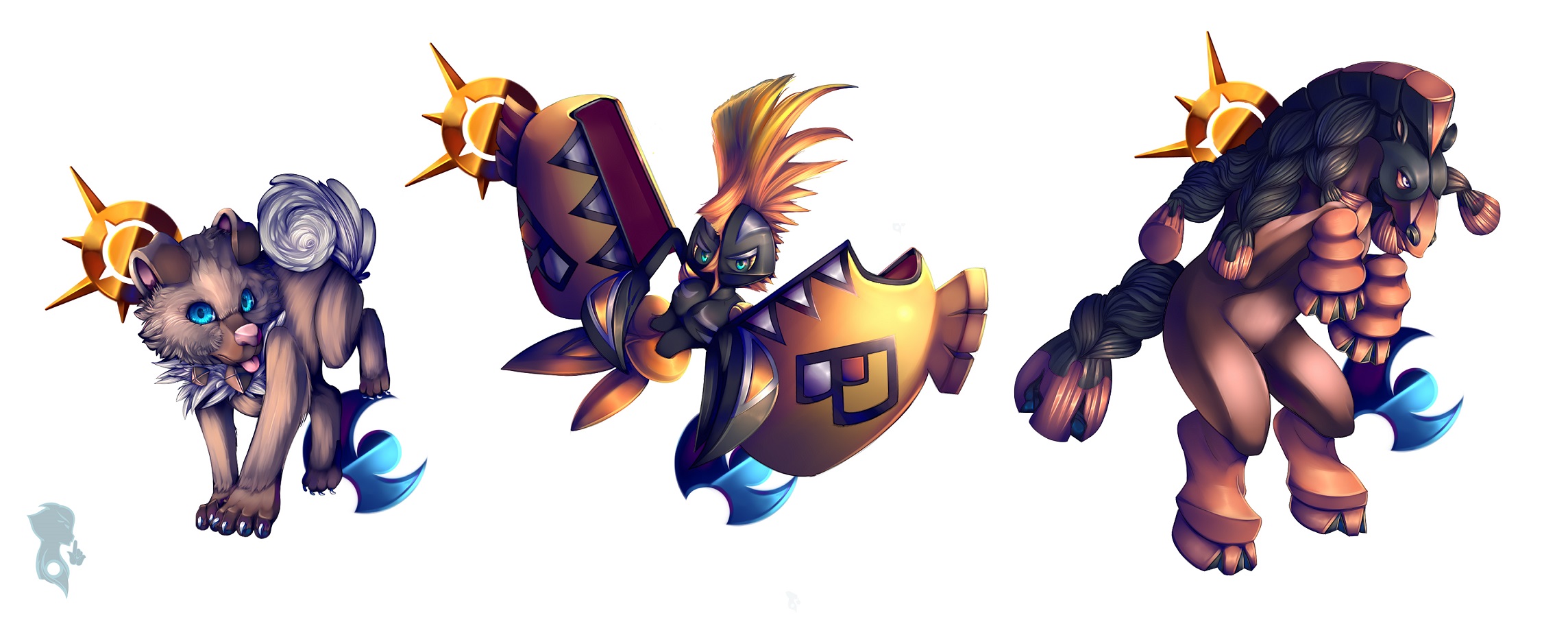 Poke-Batch: Rockruff, Tapu Koko, Mudsdale