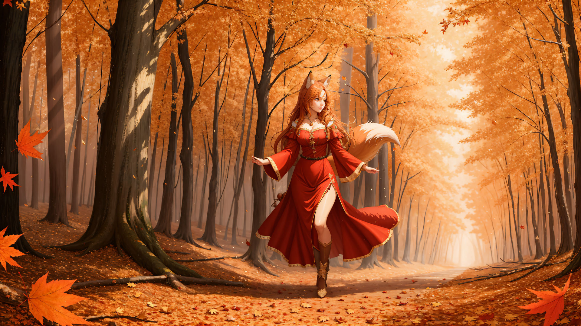 Deviantart Fall Autumn Dress 3 by CdRgirls on DeviantArt