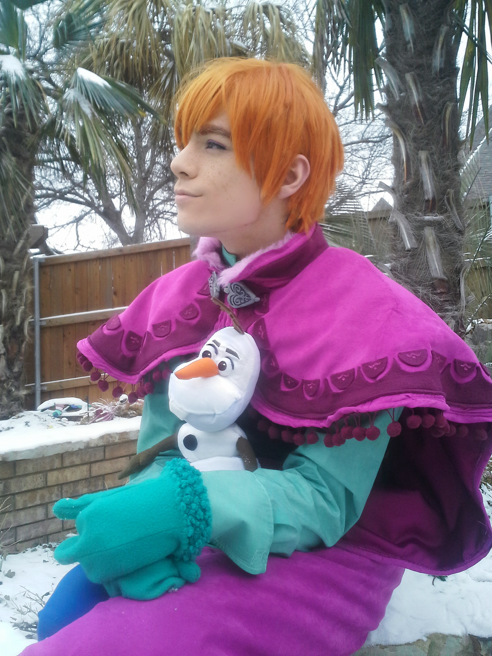 Snow day - Male Anna Cosplay