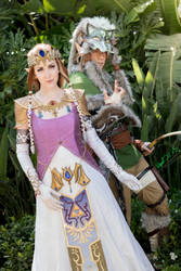 The Princess and her Knight - Zelda/Wolf Link Cos