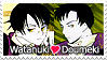 Watanuki + Doumeki Stamp by kathynorrisart