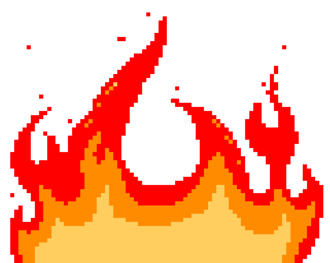 pixel flames by circuit16 on DeviantArt