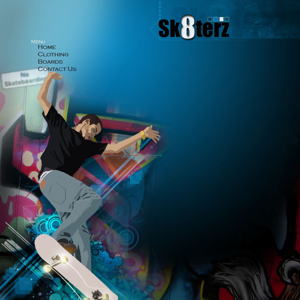 Sk8terz.com Rough Design