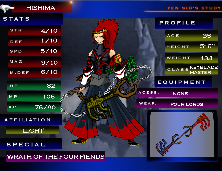 Kingdom Hearts: Hishima Profile