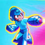 Classic Mega Man drawing