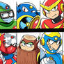 The Second Team Of Mega Man Robot Masters
