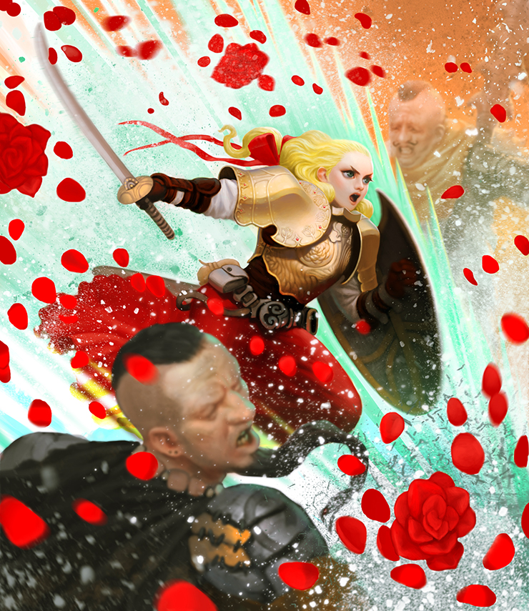 Roses attack