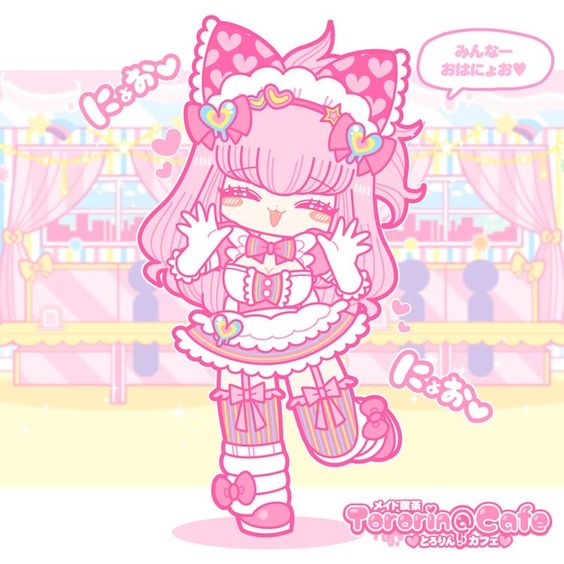 Pink Deviantart kawaii pink girl by RainbowPearls222 on DeviantArt