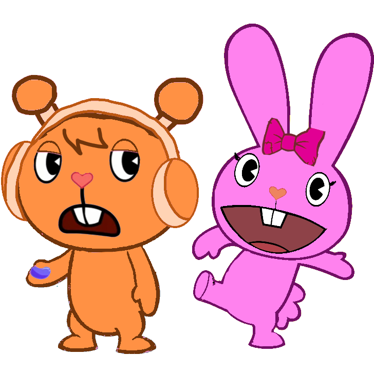 Friend Pinki Rgmt Oren x Pinki in Happy Tree Friends Style by RainbowPearls222 on DeviantArt
