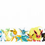 Wallpaper: Eevee and Eevolutions