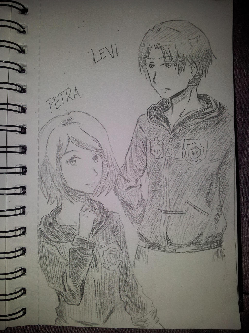 Levi and Petra as Good Cop, Bad Cop by AbyssmalReader on DeviantArt