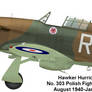 Hawker Hurricane Mk.I, 303th Fighter Squadron