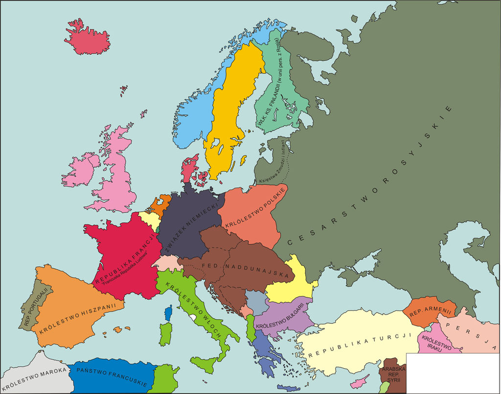 European Map 1925 Europa ok. 1925 r. by Jeremak-J on DeviantArt