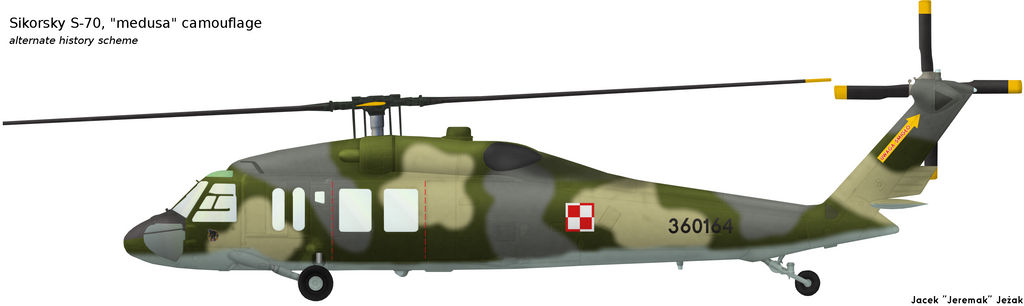 Sikorsky S-70 medusa camouflage