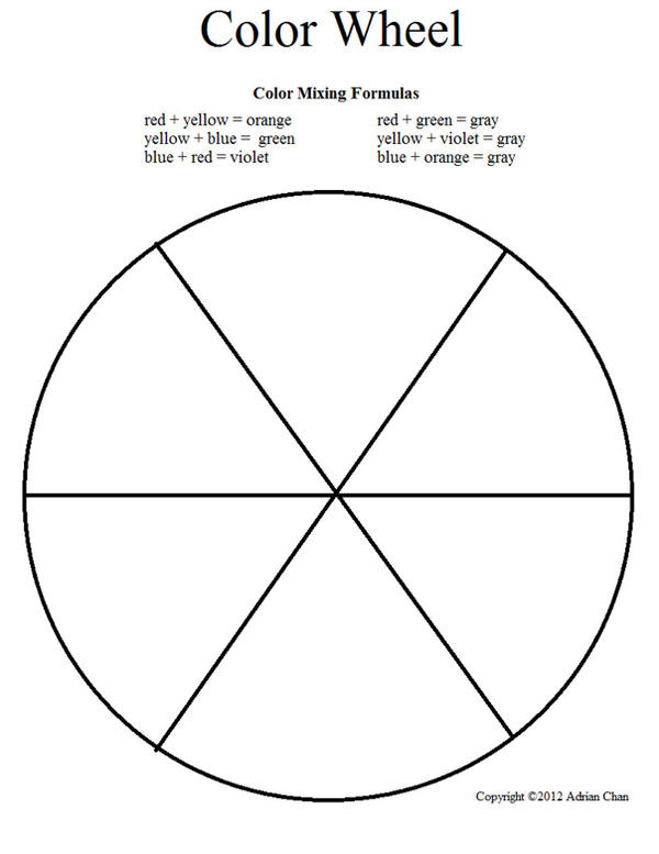 Color Wheel Worksheet by HuoXingC on DeviantArt