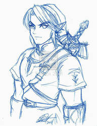 Link - rough sketch by TixieLix