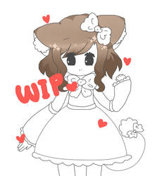 - Pom kitty OC WIP -