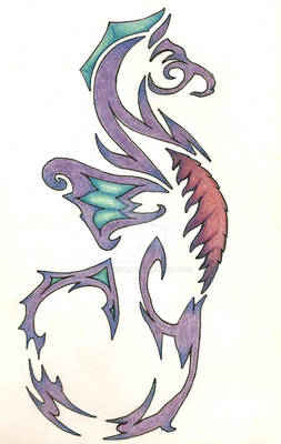 Seahorse Tattoo Design