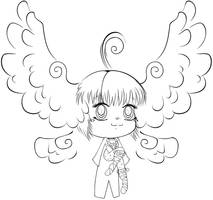 chibi angel WIP