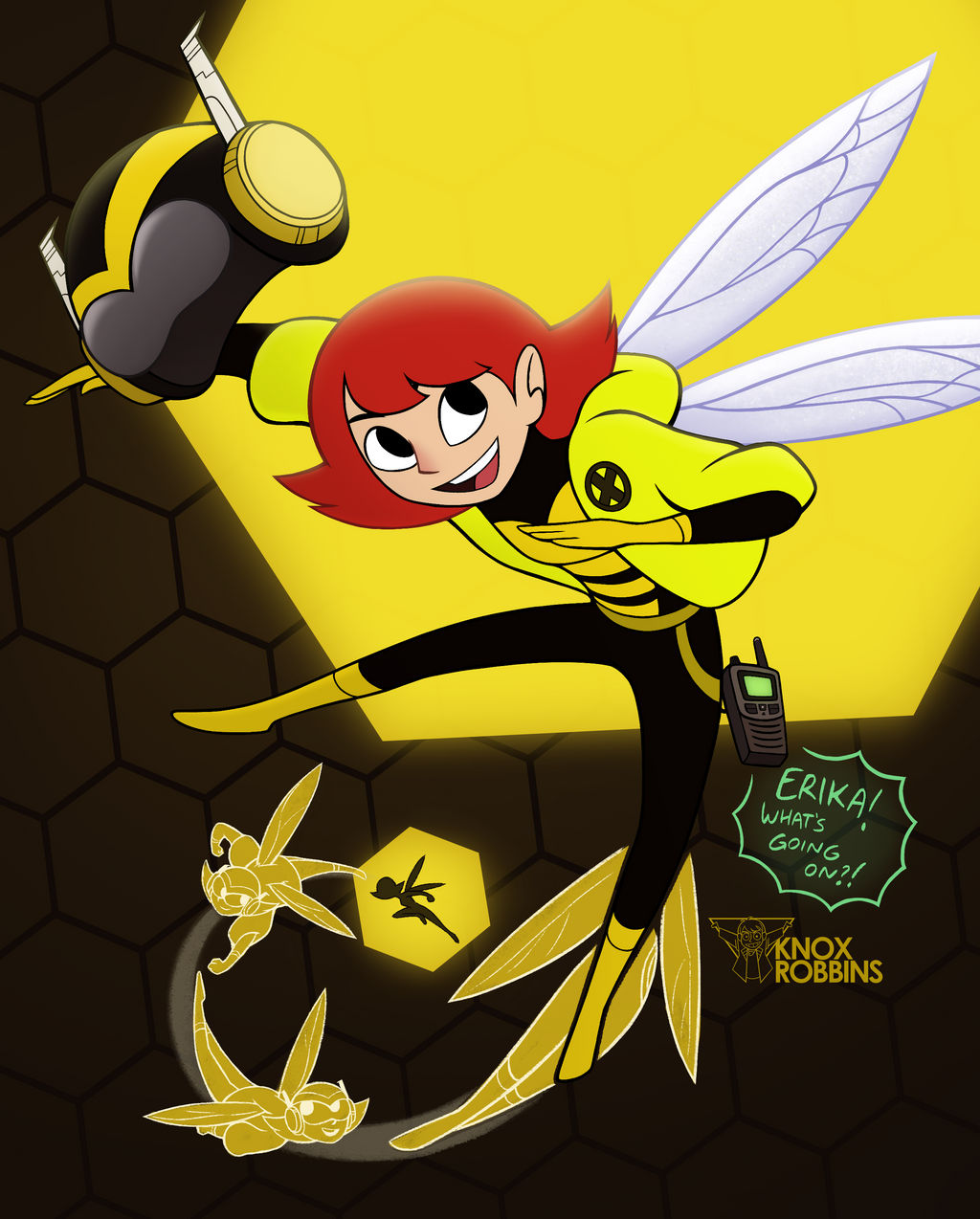 Carta fan-made de Wasp - Marvel Snap by JenBNO on DeviantArt
