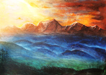 Himalayan sunset