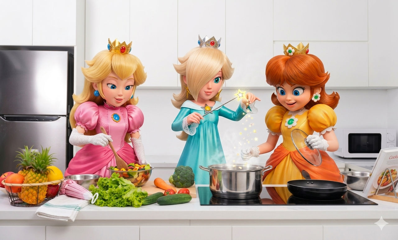 Cooked Princess Princess Peach Rosalina And PD Are Cook by KakRosUV on DeviantArt