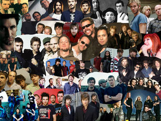 Favourite Bands Collage