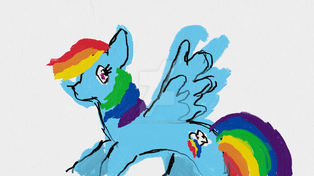 Rainbow Dash on Surface