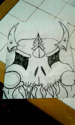 Random demon skull