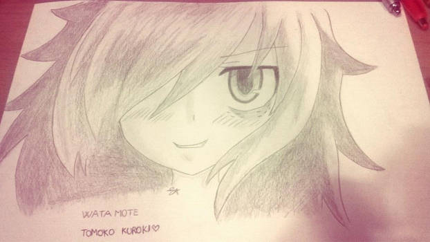 Kuroki Tomoko from WataMote