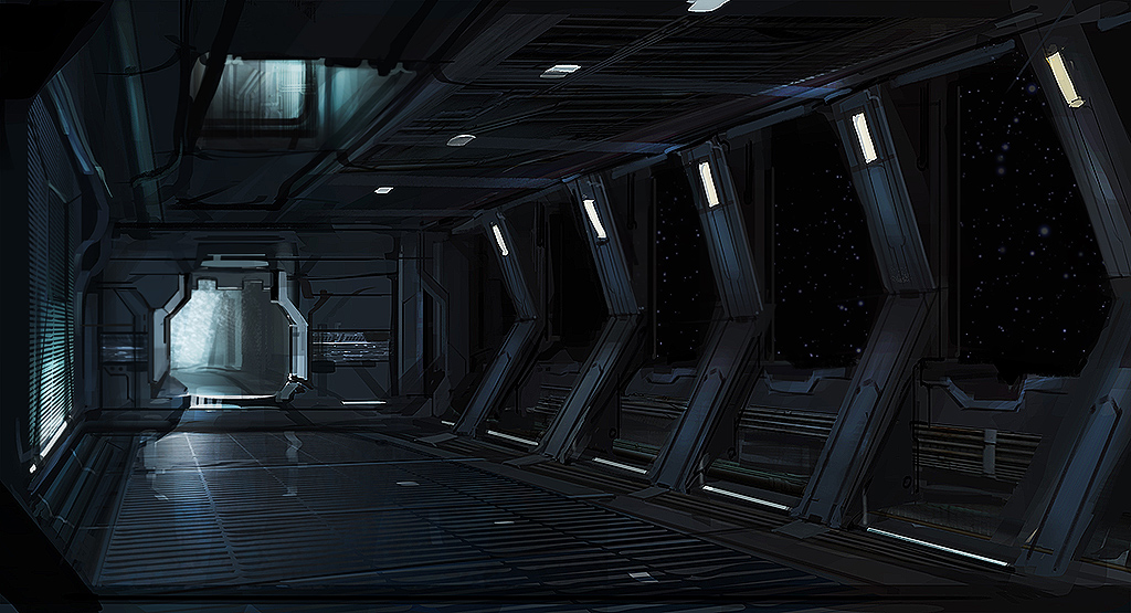 Sci Fi Interior By Jarkuzy On Deviantart