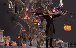 FF7 Sephiroth Halloween Outfit DL