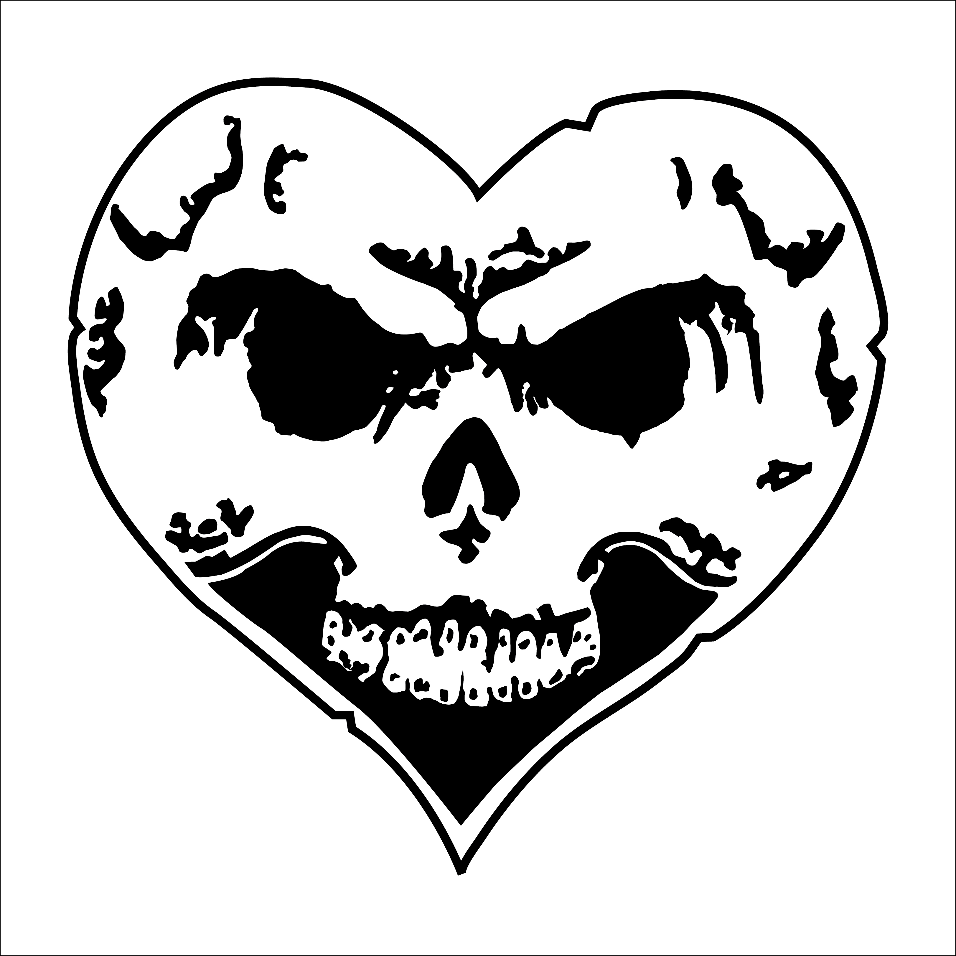 Heartskull Alexisonfire's Logo
