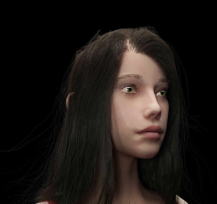 Effy, working on skin shader and diffuse maps by cgGucio on DeviantArt