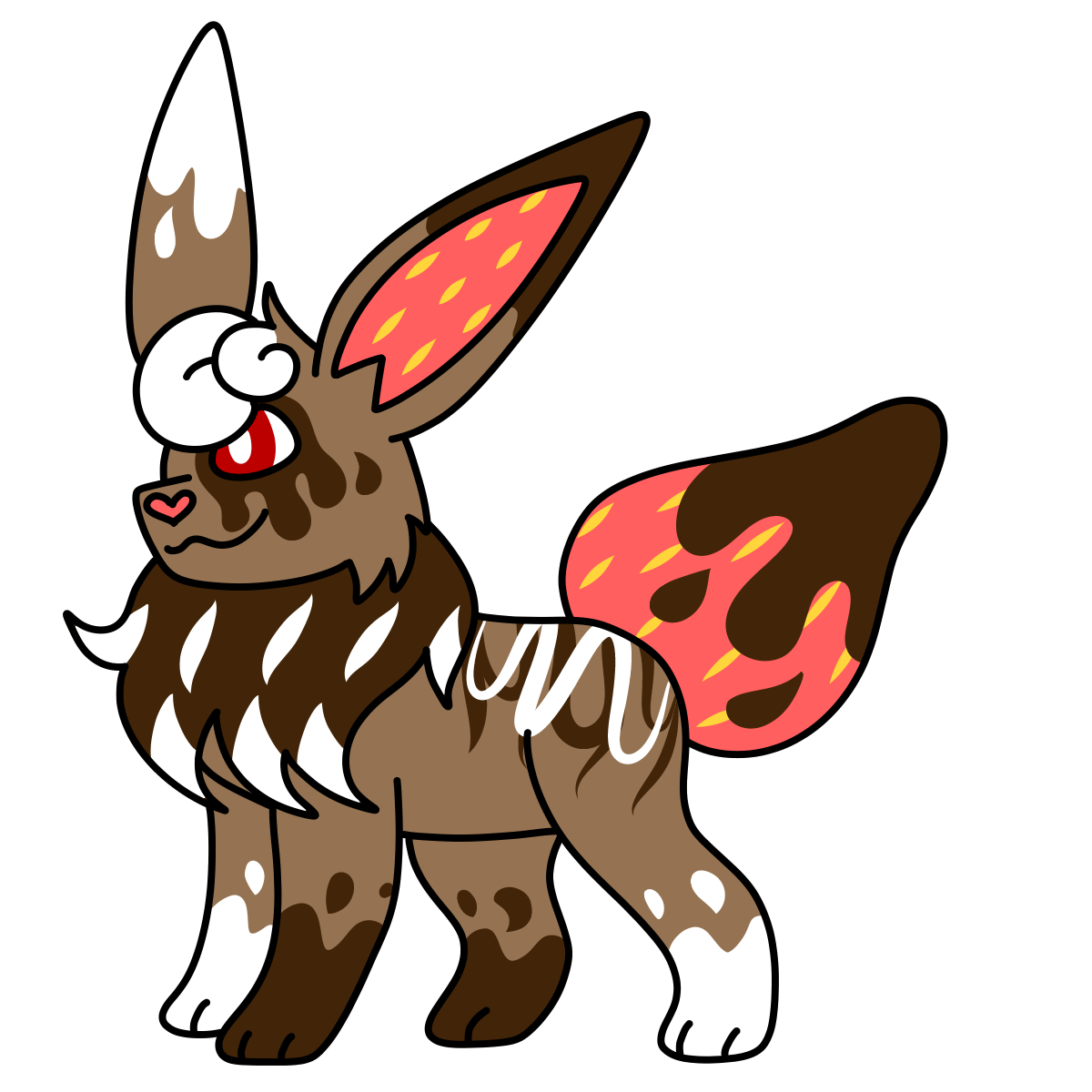 .:AT:. Strawberry Eevee by DatFluffyEevee on DeviantArt