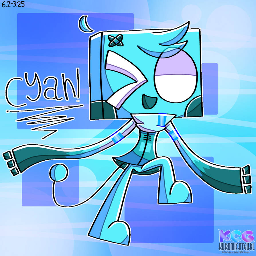 Cyan square in my au/art style (JSAB) by KuromiCatGurl on DeviantArt