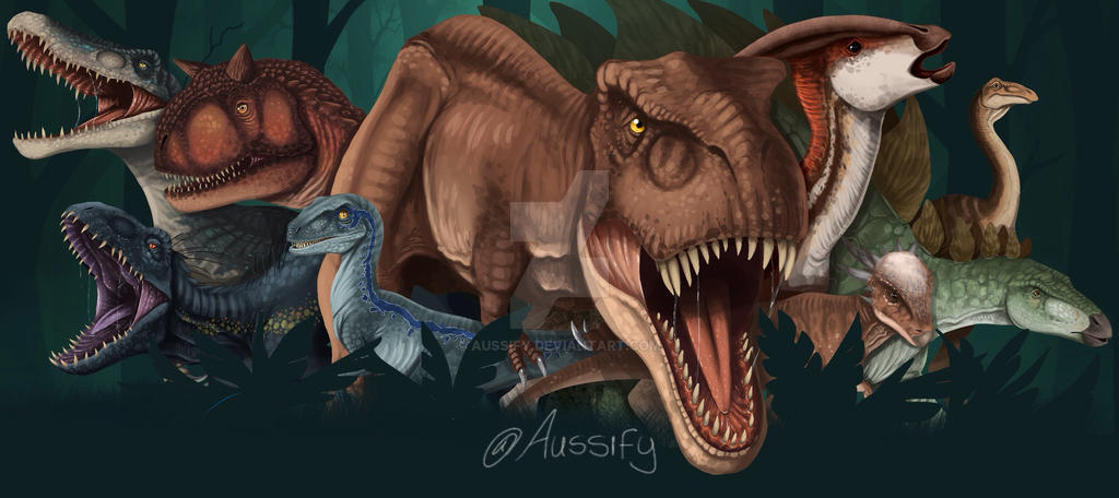 Tysm @aussify for the commission Banner for !!! Some of my Favourite  Dinosaurs Of The Jurassic Franchise!!!…