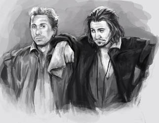 Rosencrantz and Guildenstern by artastrophe