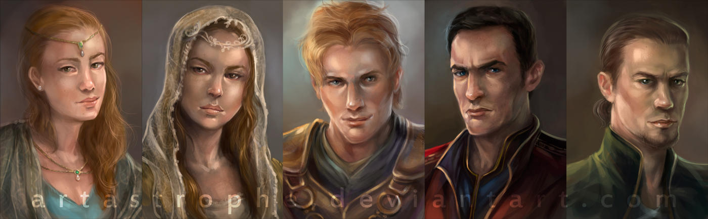 OC portraits by artastrophe on DeviantArt
