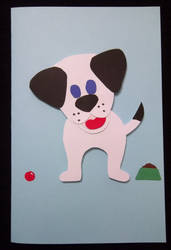 Cute Puppy Greeting Card