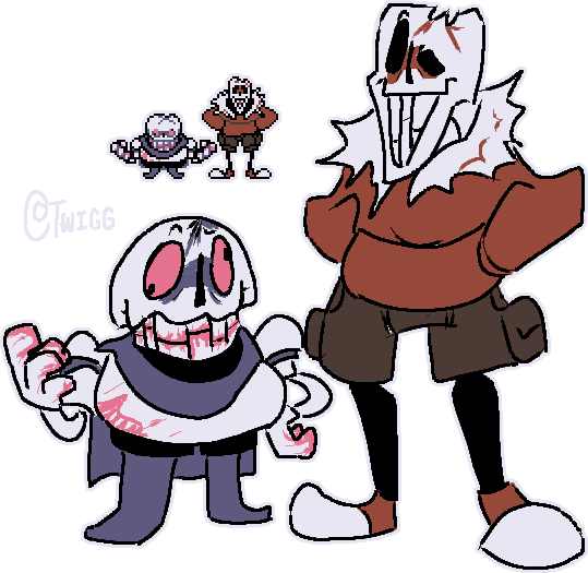 HorrorTale Sans (Canon and Fanon Design) by Mlarko on DeviantArt