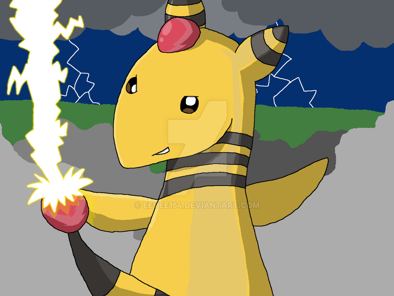 Draw me a Pokemon_Ampharos