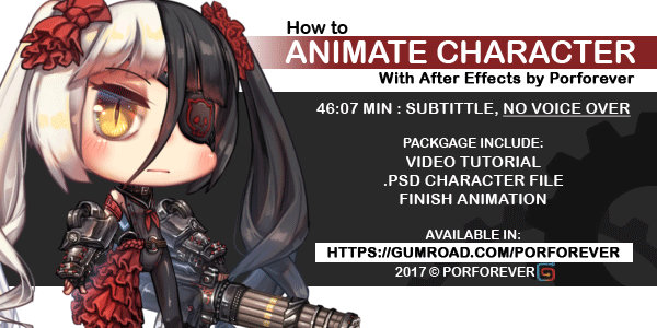 [Tutorial] Animate Character with After Effects by Porforever