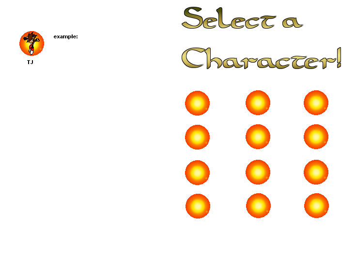 A character select screen by Oskarmandude on DeviantArt