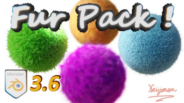 [BLENDER] - Fur Pack Release Blender 3.6+