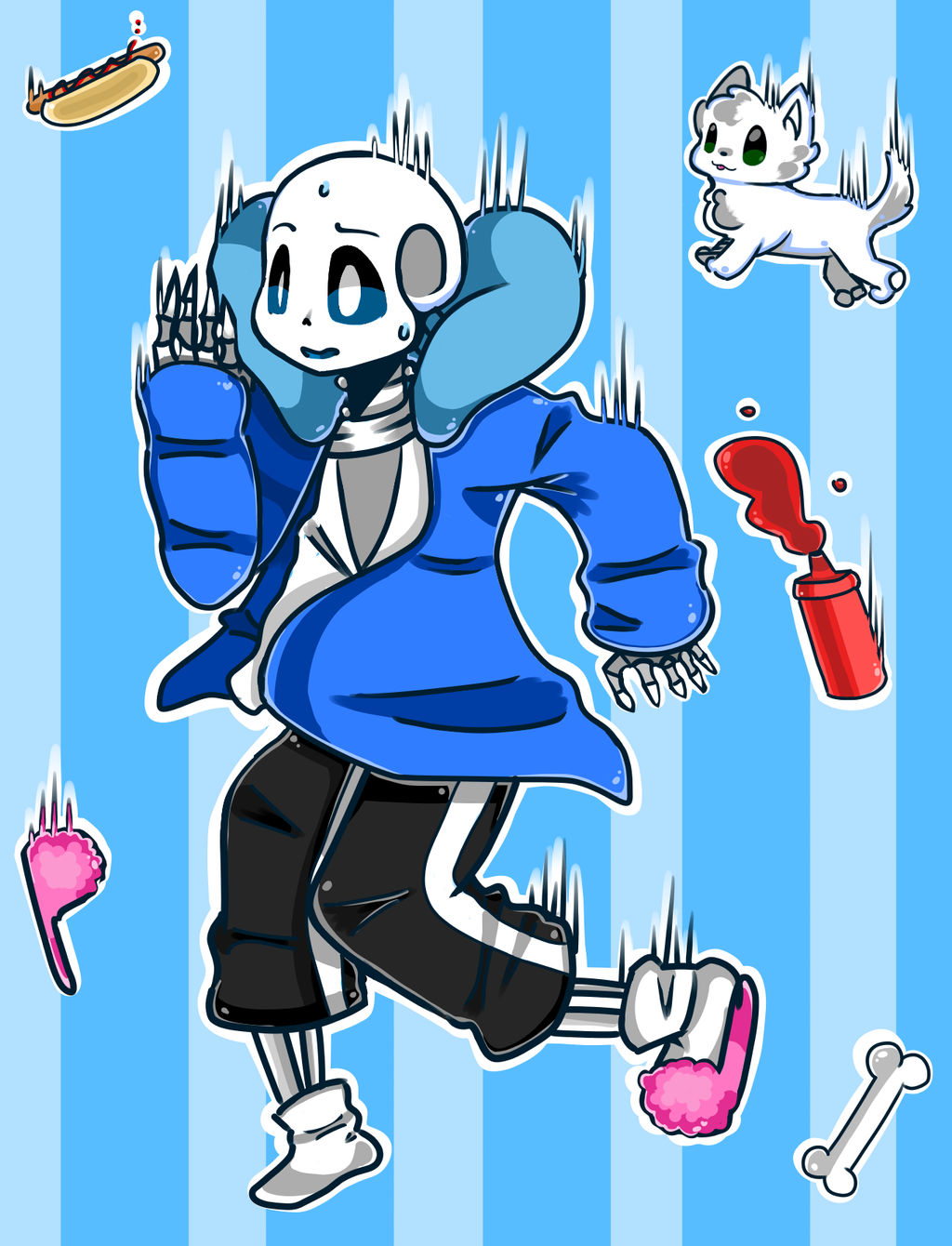 Falling Sans by WaiqiuVale on DeviantArt